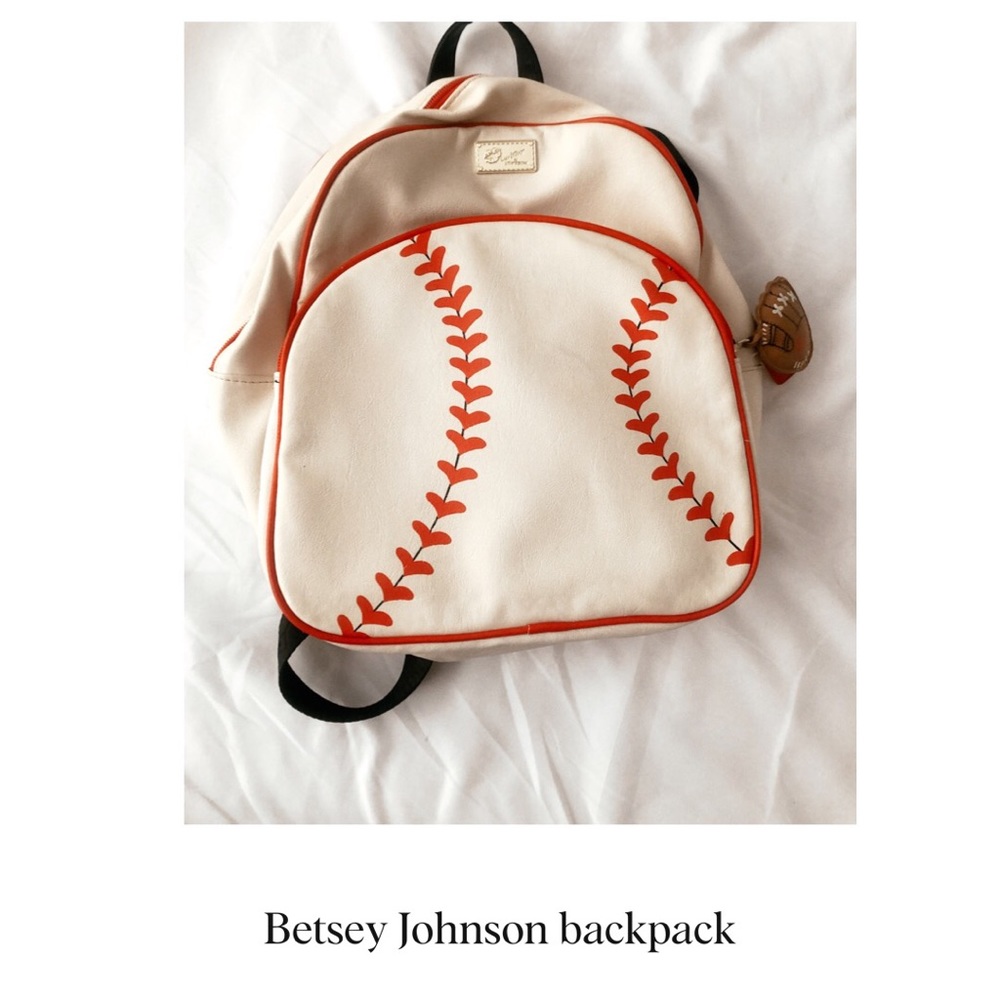 Betsey Johnson Baseball backpack